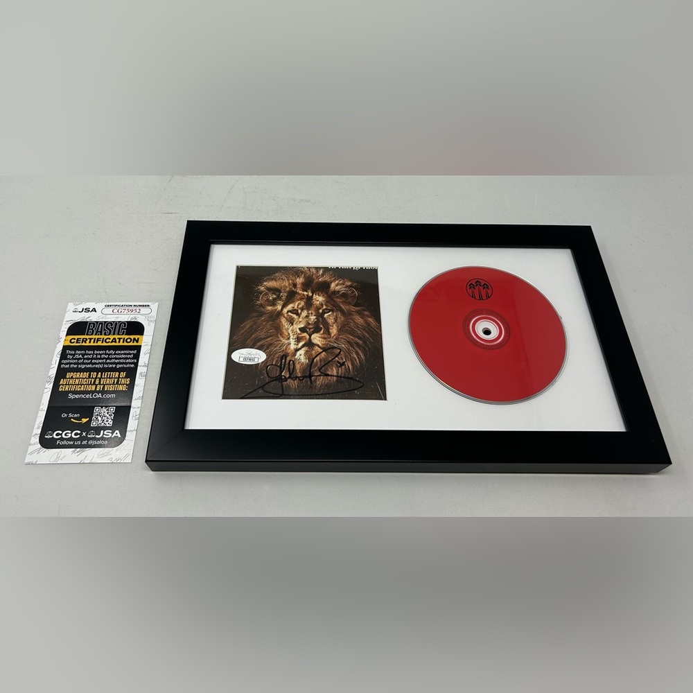 John Butler signed April Uprising CD Cover Framed JSA COA